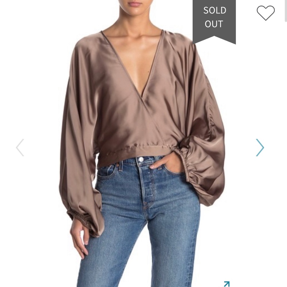 NWOT Free People Midnight Vibes Blouse Size M